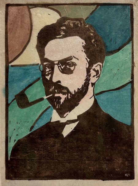 Portrait von Kandinsky von Gabriele Münter